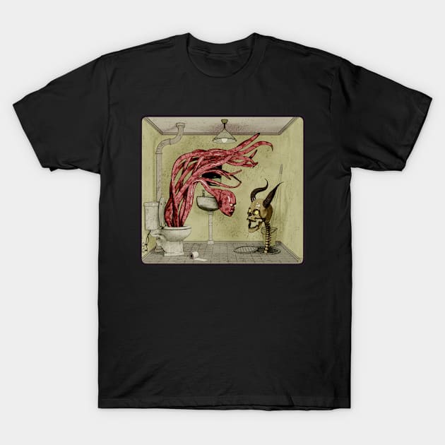 Unexpected Demon Meeting T-Shirt by Mist Grafik